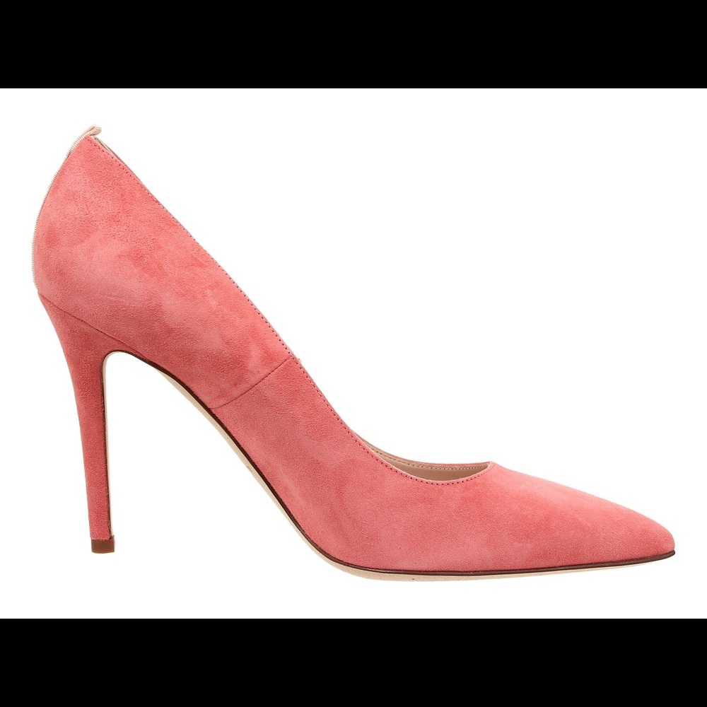 SJP by Sarah Jessica Parker. Coral suede